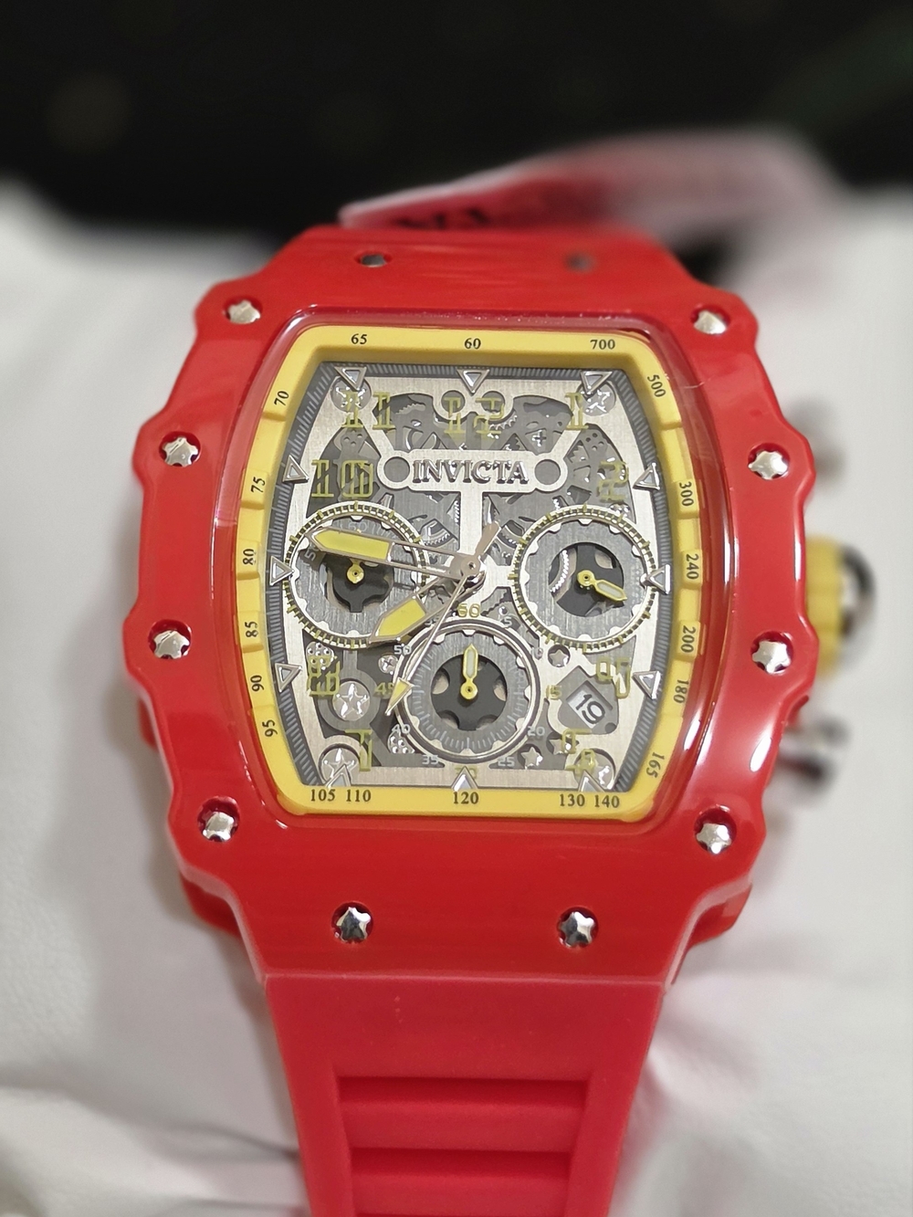 Invicta Racing Circuit Inferno 69737 Men’s 44mm Red Chronograph Watch